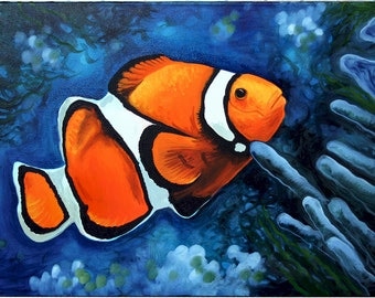 Clownfish Painting 