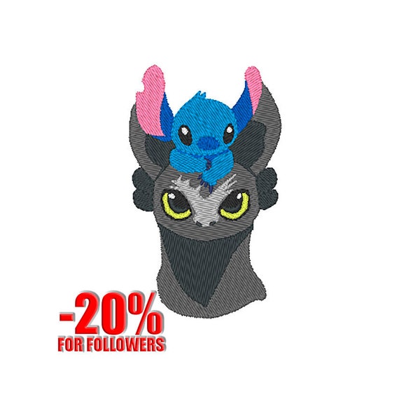 Lilo and Stitch Machine embroidery design by Freeembroidery