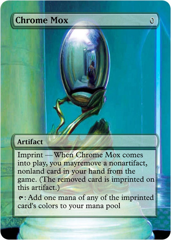 Chrome Mox Custom Art Foil or Non Foil Card / by CustomCardArtShop