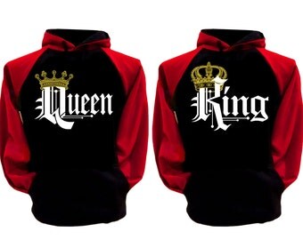 king queen hoodie etsy king queen hoodie etsy