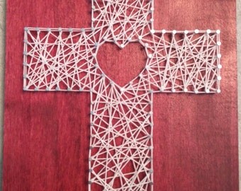 String art cross | Etsy