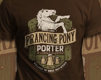 Prancing Pony Porter - The Lord of the Rings T-Shirt - Men's / Unisex & Women's Fit