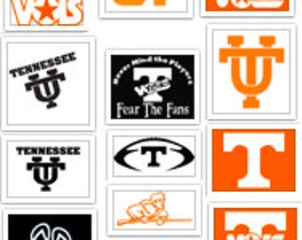 University of Tennessee Knoxville Vols Decal Pack SVG Cut Files Instant Download