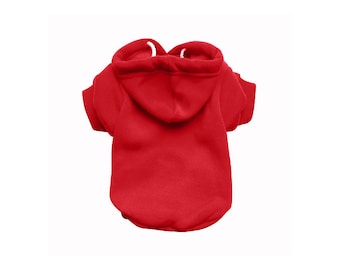 Red Dog Hoodie - Red Dog Sweater - Red Dog Jumper - Dog/Puppy Clothing