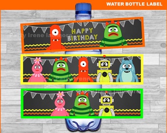 Items similar to Yo Gabba Gabba Inspired printable sticker or cupcake ...