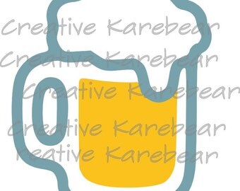 Beer SVG and DXF Digital Download