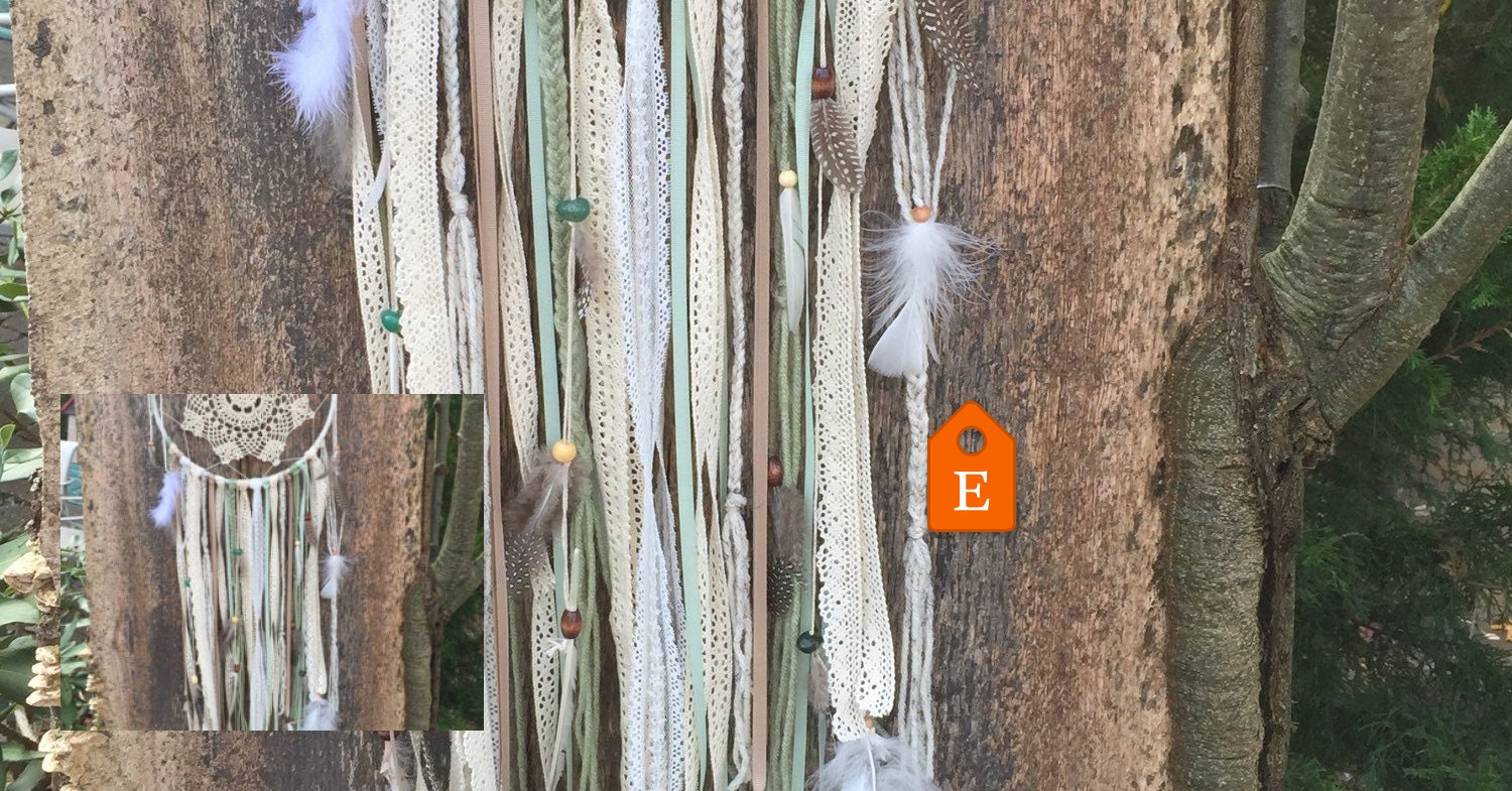Large green dream catcher green dream catcher large