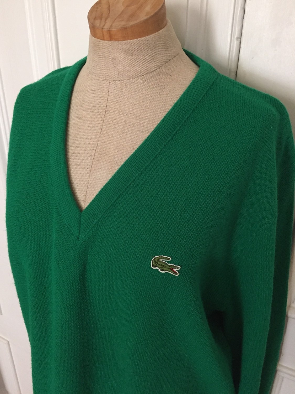 lacoste sweater green