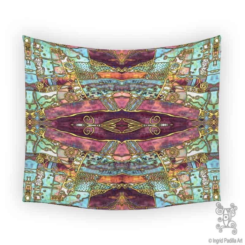 Bohemian tapestry Boho Tapestries Tapestry Wall by ingridsart