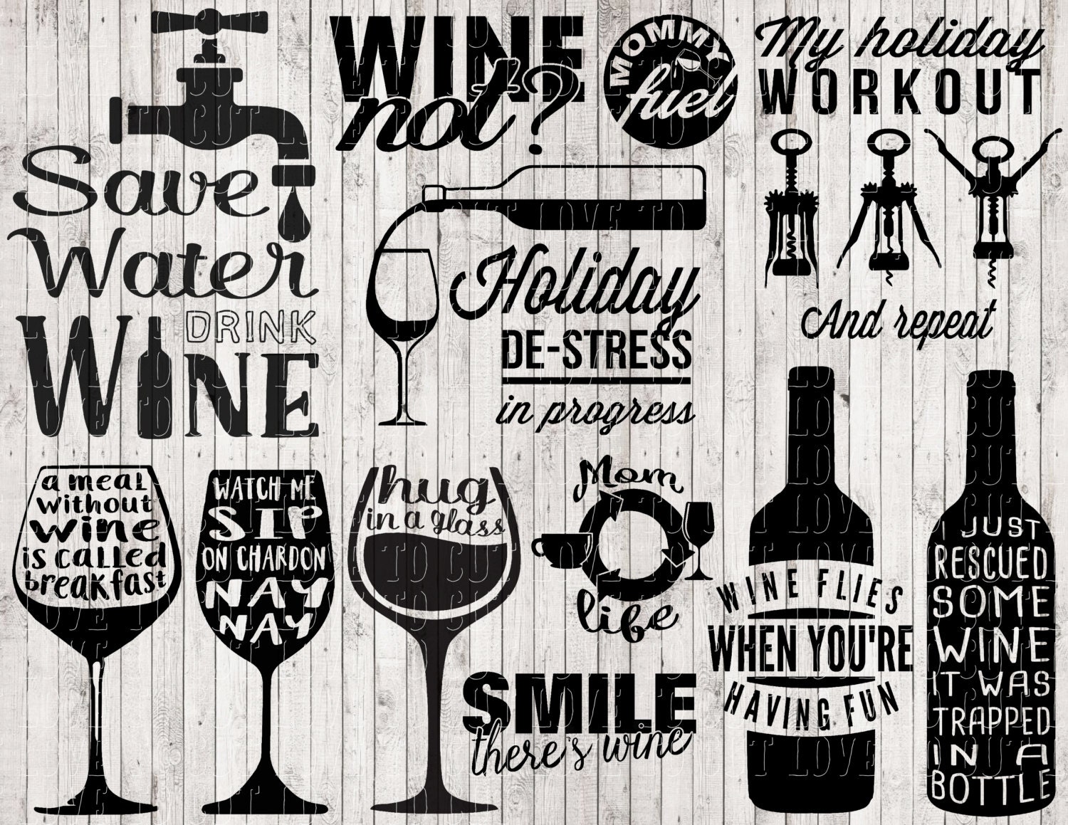 Download wine svg bundle, wine clipart, svg files for silhouette ...