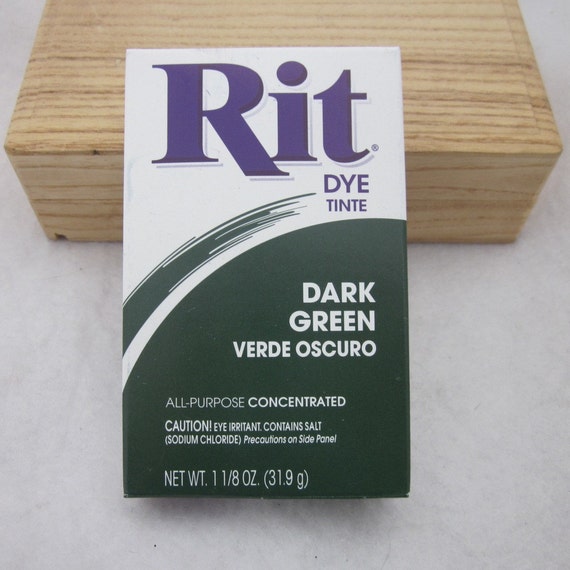 Dark Green Rit Dye Powder