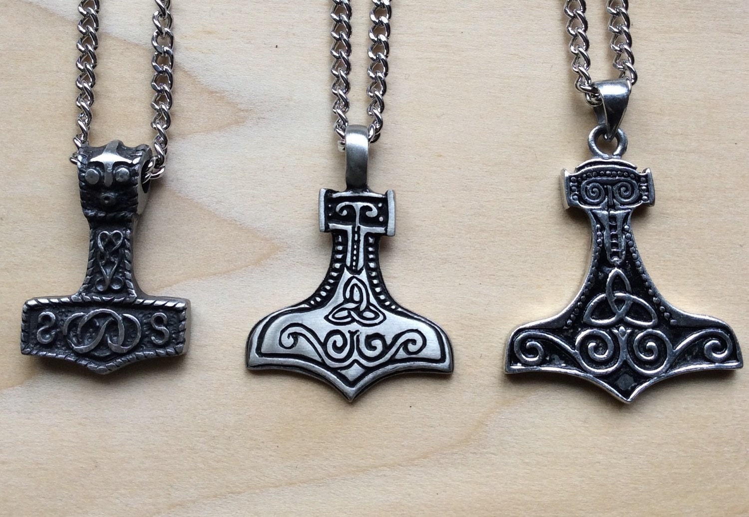Thor's Hammer Necklace Mens Necklace Mens Pendant