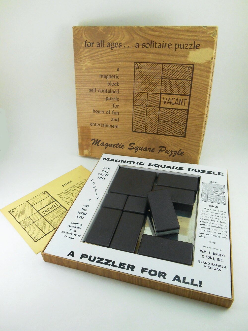Square Puzzle from 1961 for all ages by WildGooseChase