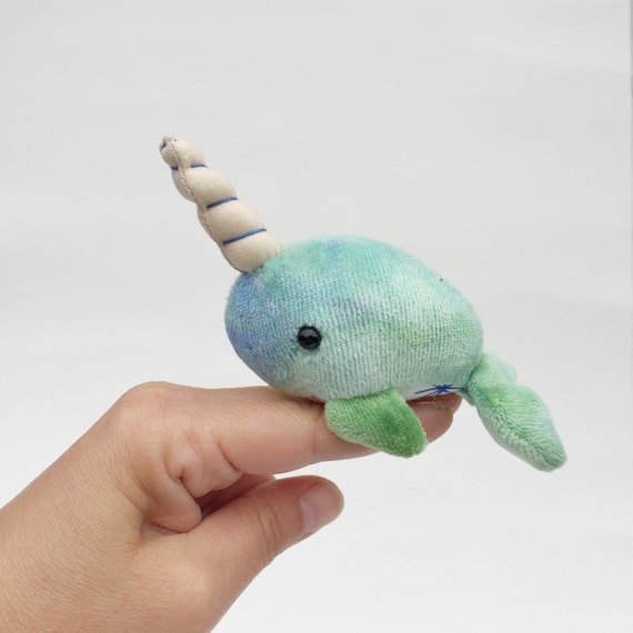 stuffed narwhal plush