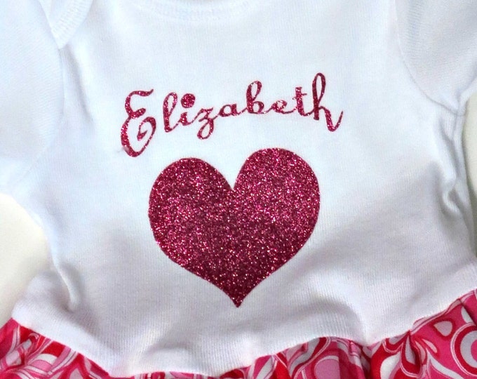 Baby Girl Dress - Newborn Outfit - 1st Birthday - Shower Gift - Coming Home Outfit - Personalized Baby Clothes - Newborn to 24 months