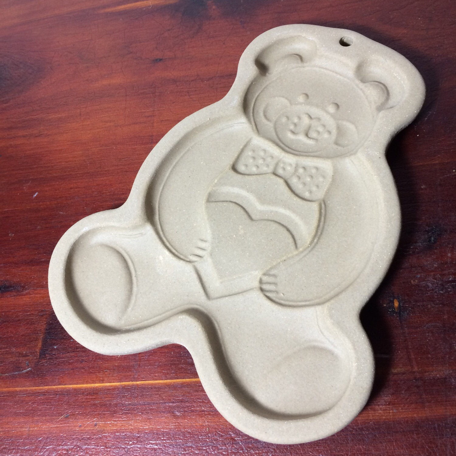 Teddy Bear Clay Cookie Mold by the Pampered Chef