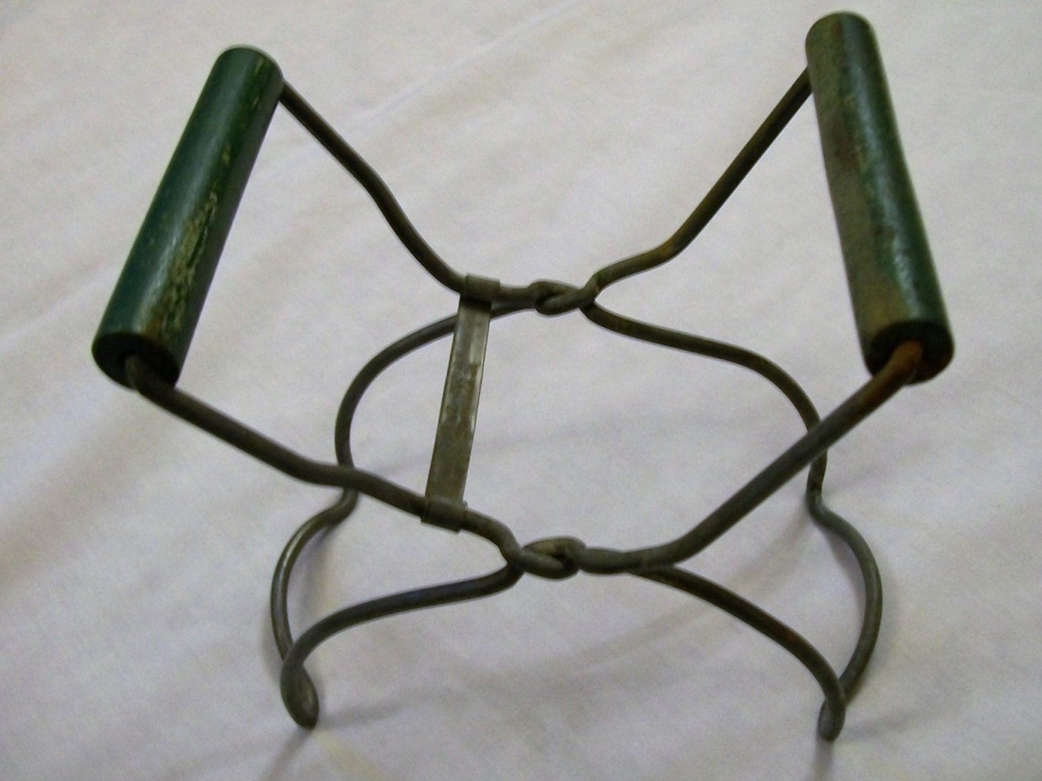 Metal Canning Jar Tongs Wood Handled Jar Lifter Vintage