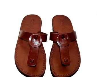 20% OFF Brown Skate Leather Sandals for Men & Women by SANDALI