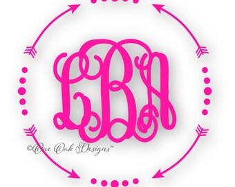 Arrow Circle Frame SVG File PDF / dxf / jpg / png / eps / ai / for Cameo, for Cricut & other electronic cutters