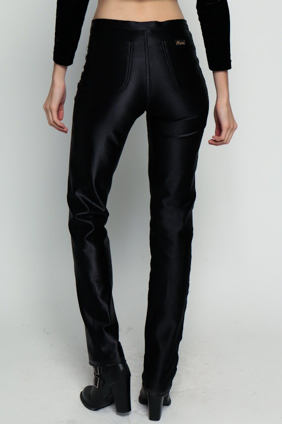 black disco pants