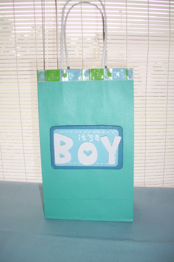 boy Baby Shower favor bags