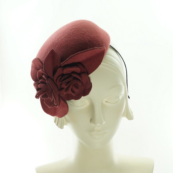 Kate Middleton Pillbox Hat Red Pillbox Hat Women Hats Gift