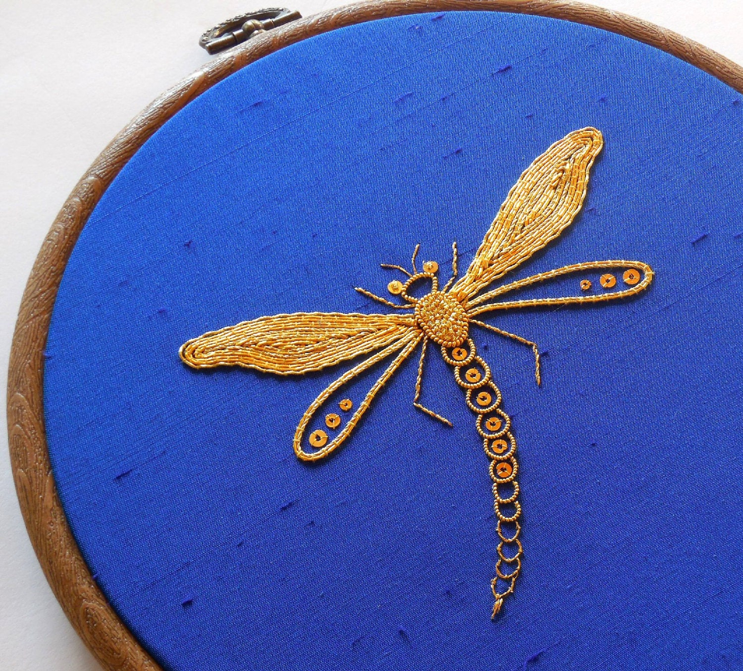 Goldwork embroidery kit The Damsel Fly