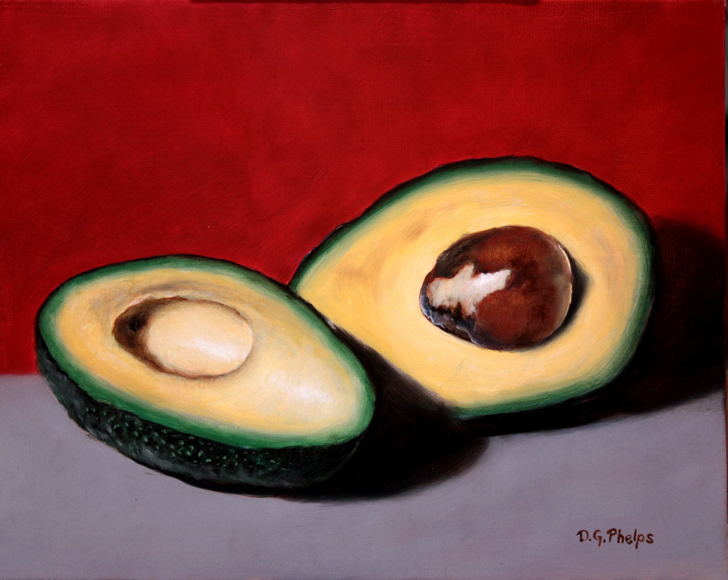 to vibrate how eyes Avocado PaintingGreen lifeartwork Avocado for avocado still