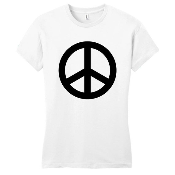 Peace Sign Women's Fitted T-Shirt by SweetumsSignatures on Etsy