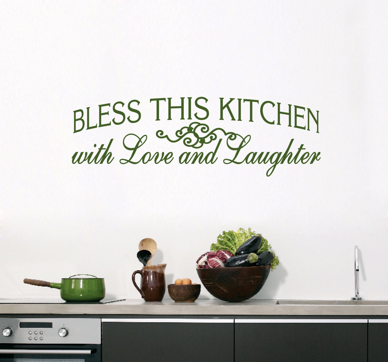 Bless This Kitchen With Love And Laughter Kitchen Wall