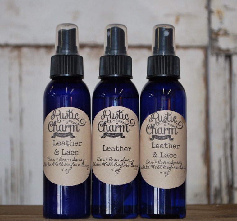 Leather Scented Room & Car Air Freshener by RusticCharmTradingCo