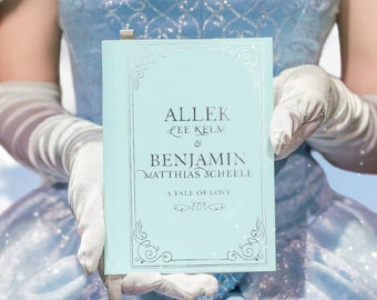 Fairytale - Storybook Wedding Invitation - SAMPLE ONLY (Price is not full order per unit price, see description)