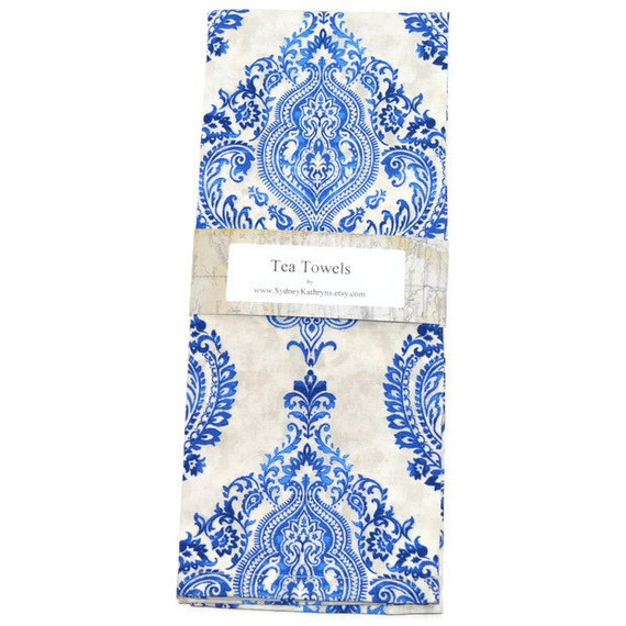 Shabby Cottage Tea Towel Dish Towel Decorative Kitchen Towel