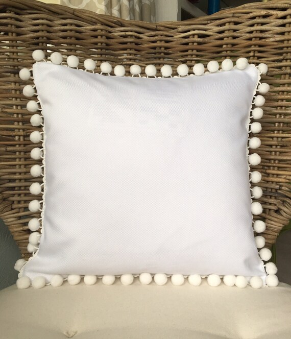 Pom Pom Pillow Cover