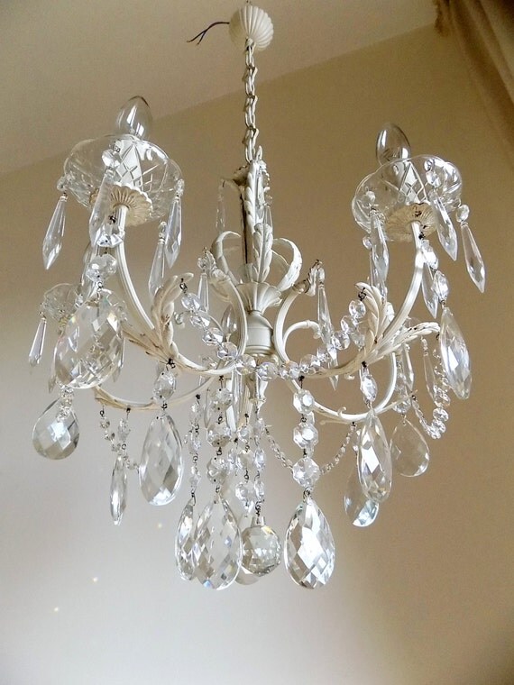 Lampadario 5 bracci vintage decapato di milanchicchandeliers Lampadari murano imitazione