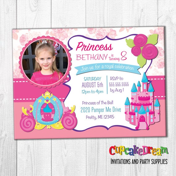 Princess Invitation, Princess Birthday Invitations, Royal Ball by ...