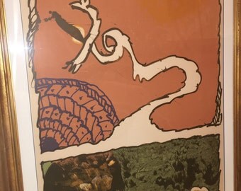 Pierre Alechinsky - "Gnomes et Gnoses" Lithograph 1974 Signed AP IX/XXV