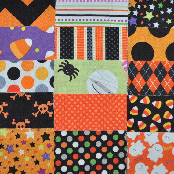 Halloween Fabric 5 Squares Charm Pack 30 pieces 100%