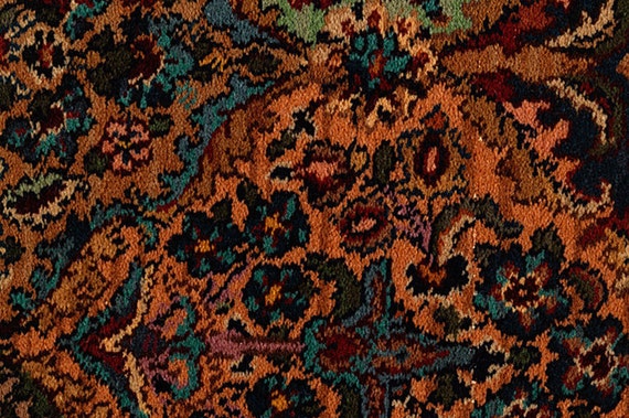 Karastan Persian Rug Kirman Multi-Color Wool 10'x14'