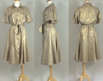 Ralph Lauren gold dress