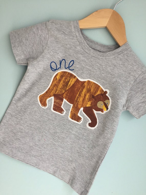 brown bear brown bear birthday shirt