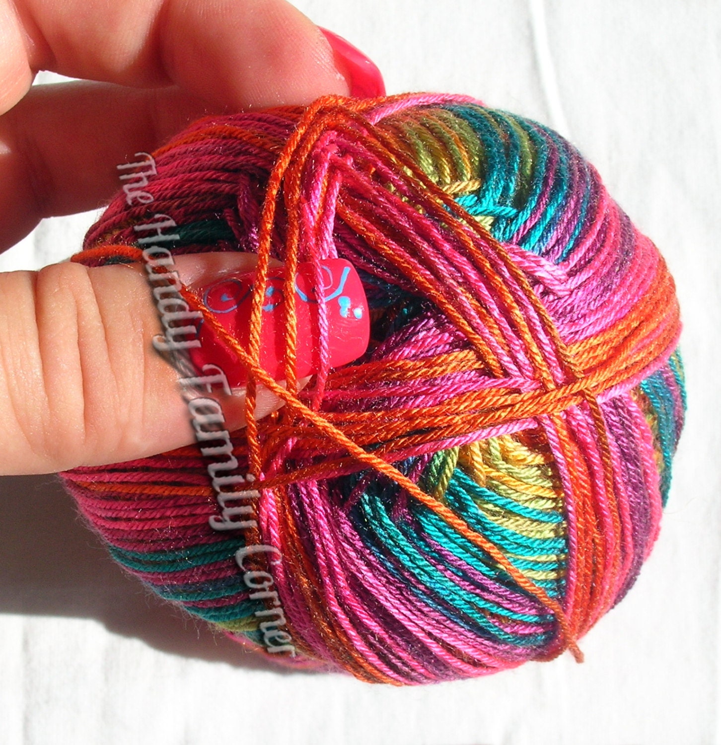 Hypoallergenic Multicolor Yarn Alize Diva by HandyFamily on Etsy
