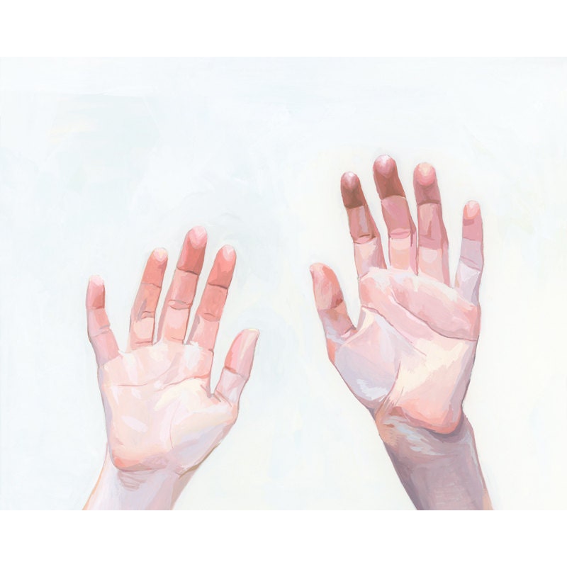 11x14 giclee hand print Two Hands