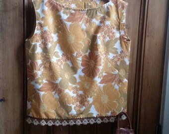 Burnt orange cross front mixed lace body 99 boutique