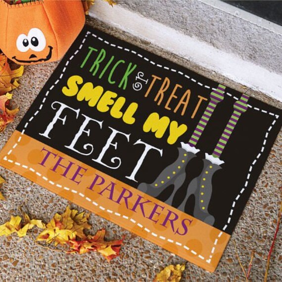 Trick or Treat Doormat