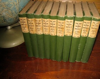 The Wit And Humor Of America 10 Volume Set Antique Library Decor
