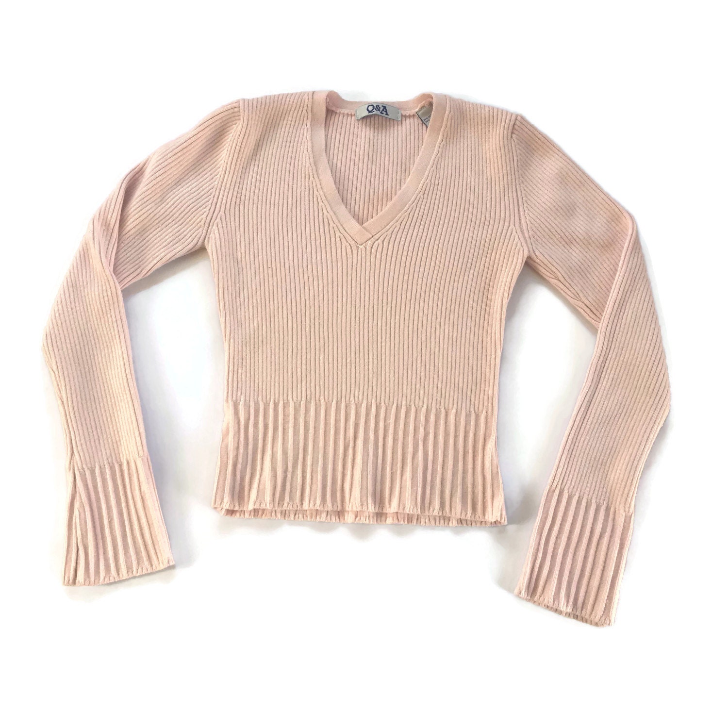 Pastel Pink Cropped Sweater