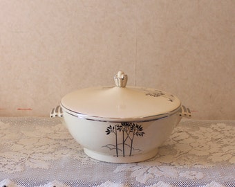 American Chinaware Leigh Ware Art Deco Serving Bowl - RARE 1930s