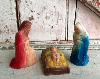 mary and joseph plush dolls