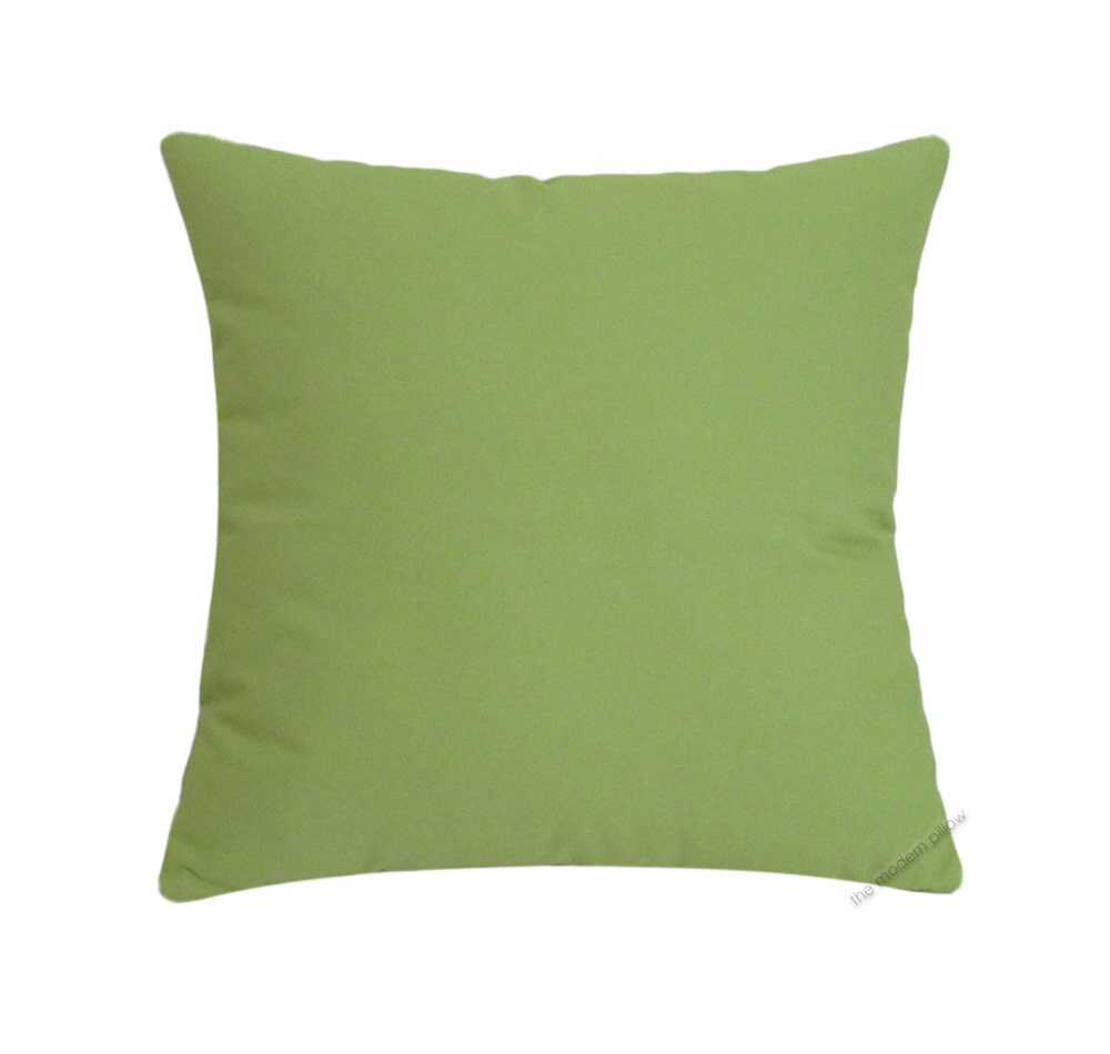 avocado green pillow